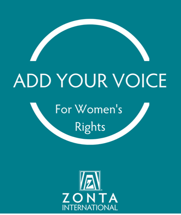 Add Your Voice for Women's Right Zonta Club Minneapolis